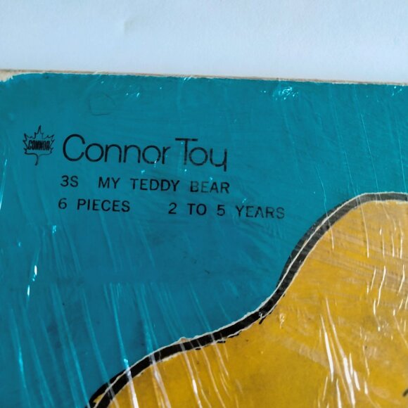 Connor Toy My Teddy Bear Wooden Puzzle 6 Piece Kids 2 to 5 Years Vintage - Picture 3 of 5